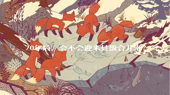 20年后，会不会迎来县级合并潮？